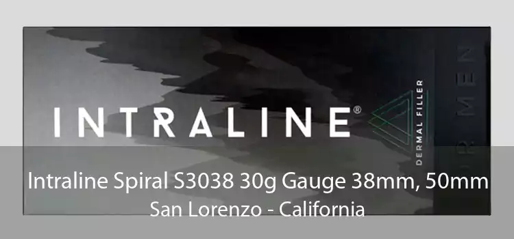 Intraline Spiral S3038 30g Gauge 38mm, 50mm San Lorenzo - California
